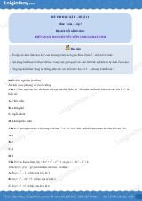 Đề thi học kì 2 Toán 7 - Đề số 11 - Kết nối tri thức